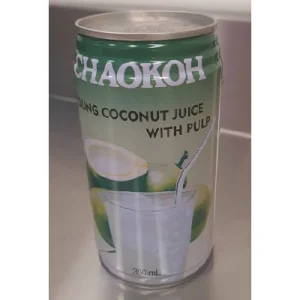 Coconut juice with pulp in 350ml can