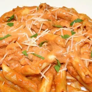 Penne Pasta in Creamy Pink Sauce